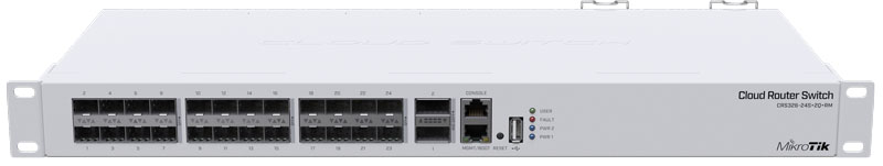 Switch Mikrotik CRS326-24S+2Q+RM RouterOS/SwOS L5 AN02711
